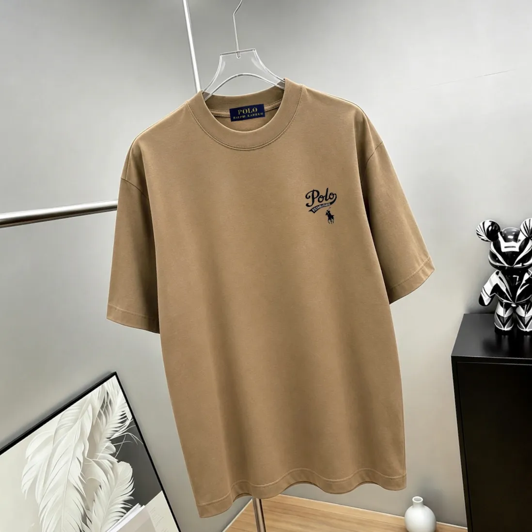 Ralph*Lauren* Hot Sale · g 《 》 tee ， Same Style ， : Black White Coffee Brown Size：S（90-130 ） M（125-150 ） L（135-165 ） XL（160-190 ） XXL（185 ）